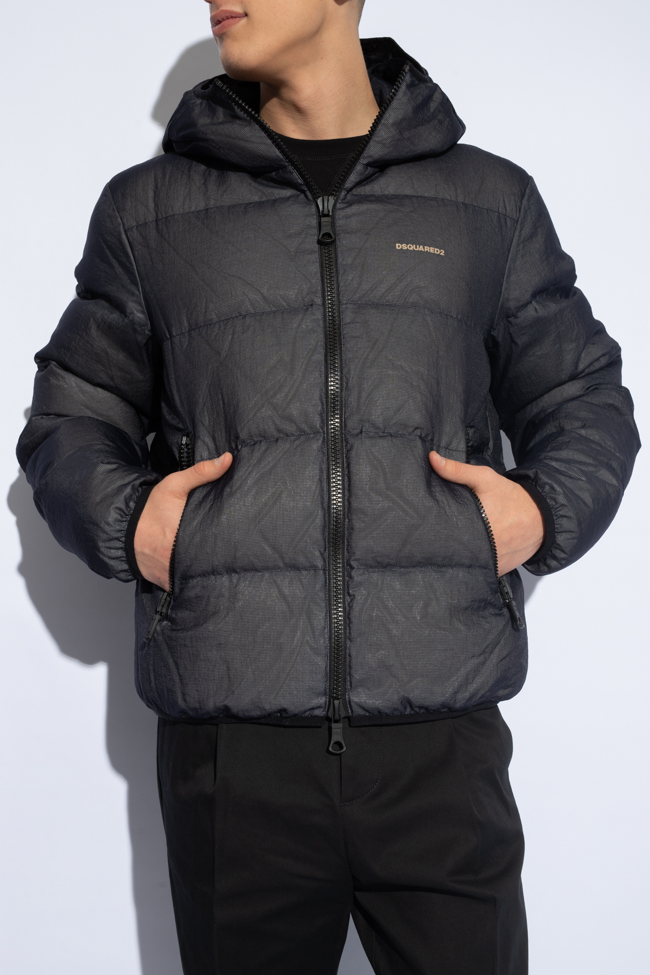 Dsquared2 logo outlet down jacket